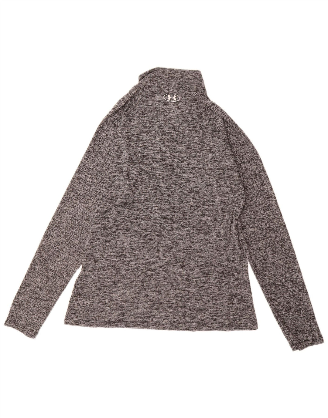 Damski top Under Armour Heat Gear z długim rękawem, duży, szary poliester, UK 14