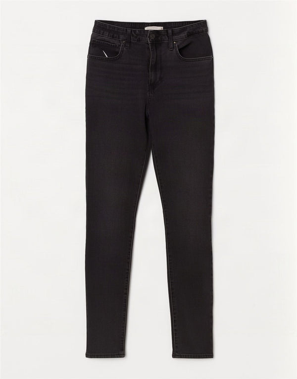 Damskie jeansy Levi's 721 z wysokim stanem W30 L30 Szara bawełna