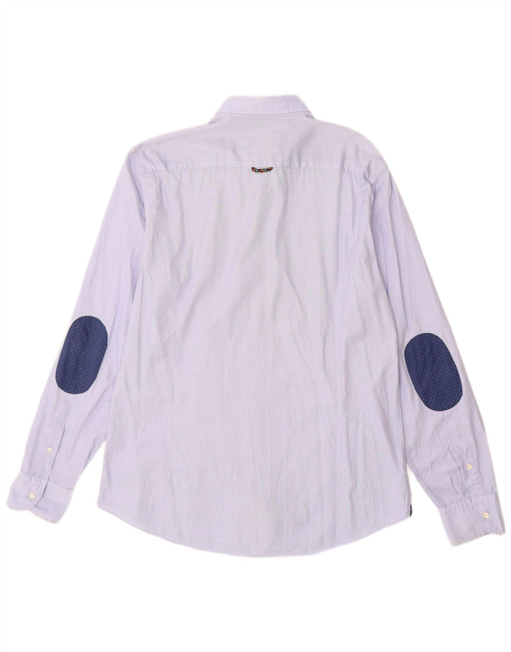 Koszula męska Massimo Dutti, duża, niebieska, bawełniana