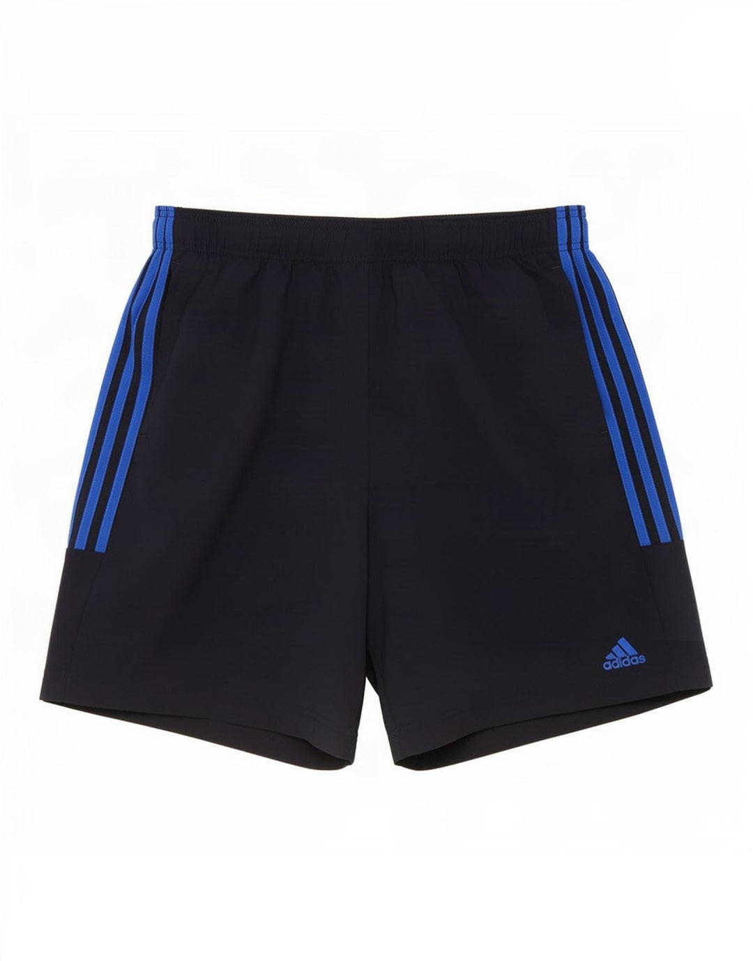 Męskie spodenki sportowe Adidas, duże, granatowe, poliestrowe