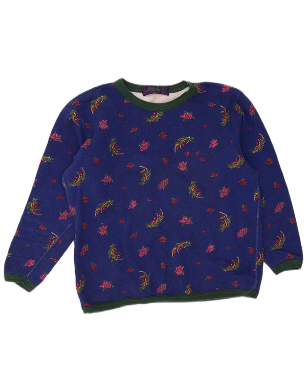 Damska bluza oversize Best Company UK 10 Small Blue Floral