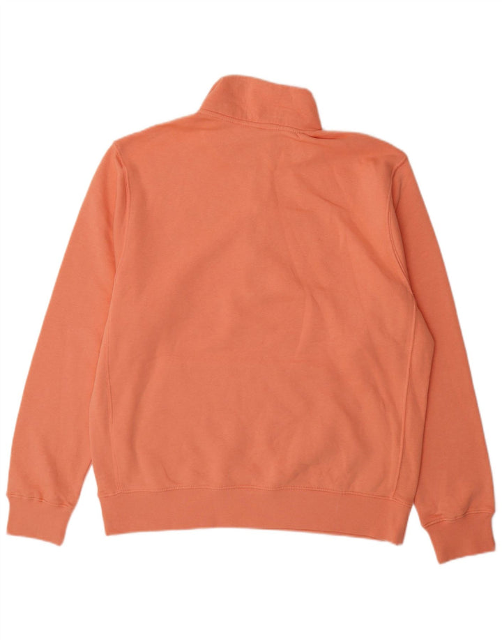 Męska bluza z zamkiem błyskawicznym Nike, średnia, pomarańczowa, bawełniana