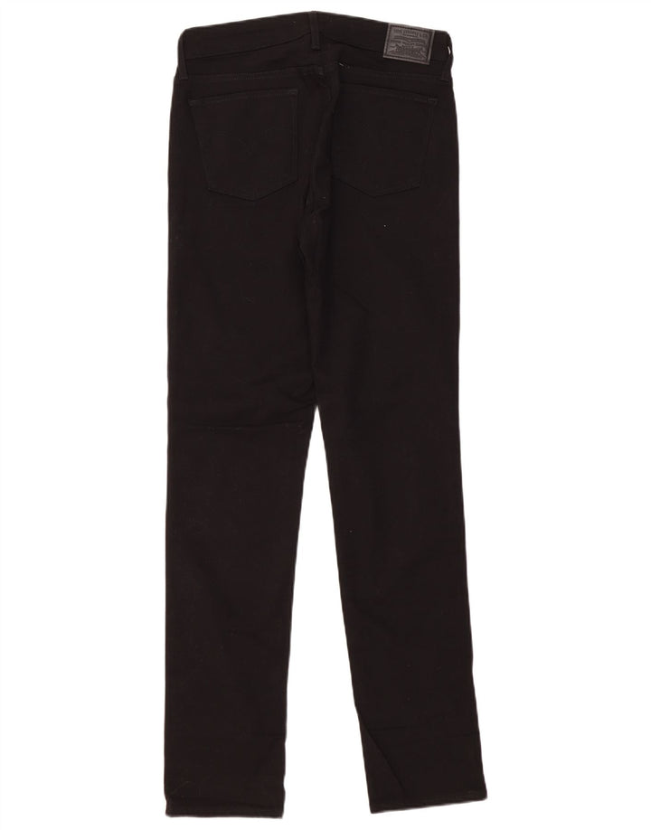 Damskie jeansy LEVI'S 712 Slim W30 L32 Czarna bawełna