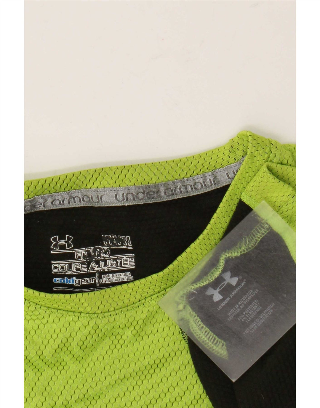 Damski top Under Armour Cold Gear z długim rękawem, UK 12, średni zielony poliester
