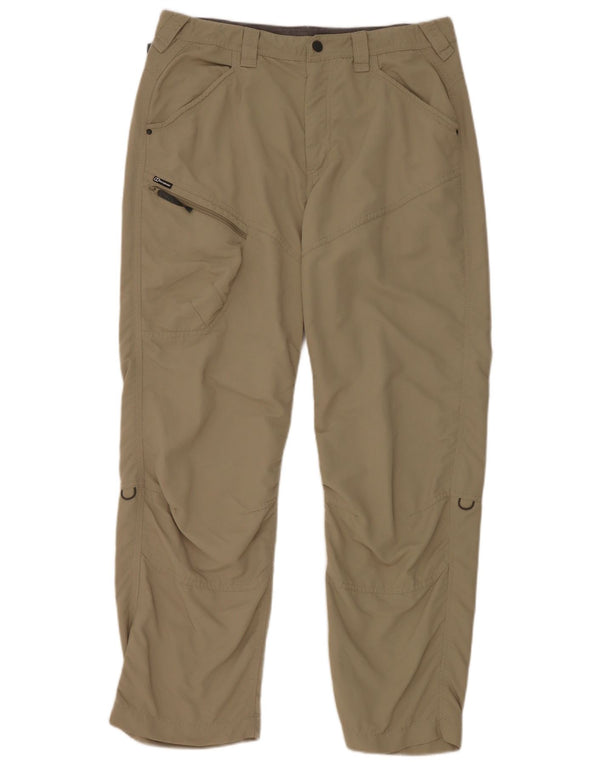 Męskie proste spodnie cargo Berghaus W34 L28 Khaki Nylon