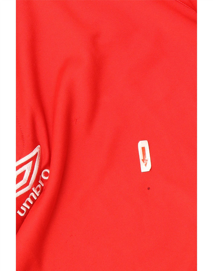 Męska bluza z zamkiem błyskawicznym Umbro XL, czerwony poliester