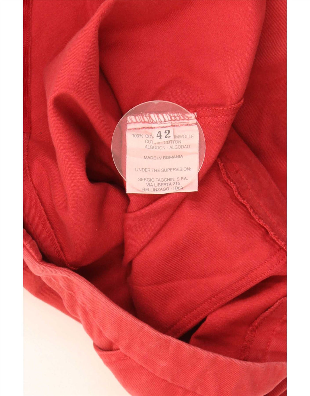Damska spódnica w kształcie litery A Sergio Tacchini IT 42 Medium W30 Czerwona bawełna