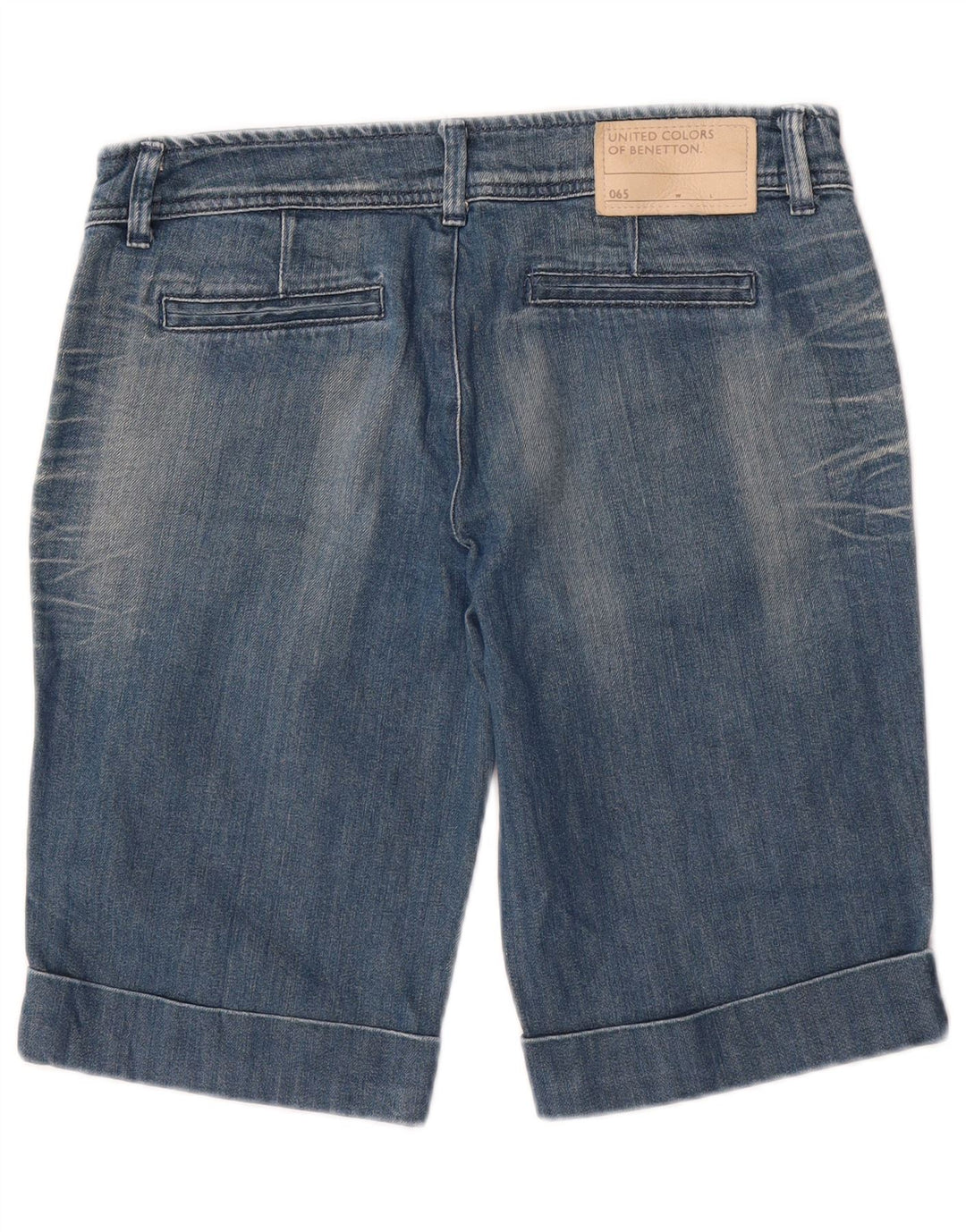 Damskie spodenki jeansowe BENETTON IT 44 Medium W32 Niebieskie