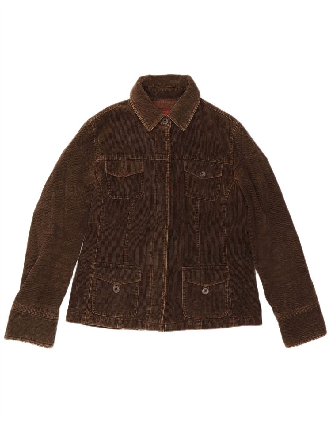 Damska kurtka sztruksowa MONSOON UK 10 Small, brązowa, bawełniana