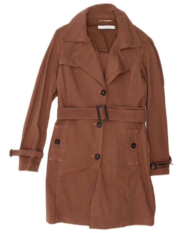 Damski trencz Marella UK 10 Small Brown Cotton