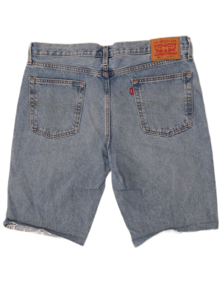 Męskie spodenki jeansowe Levi's 511 W36, duże, niebieskie, bawełniane