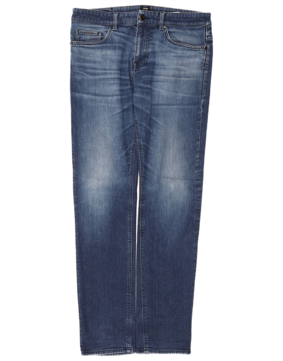 Hugo Boss Męskie Delaware Slim Jeans W34 L32 Niebieska bawełna