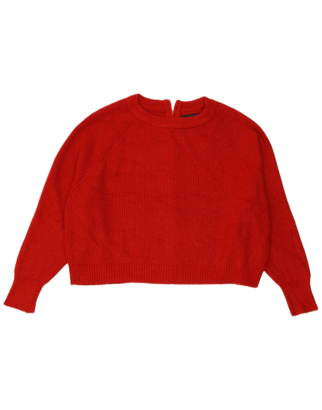 Damski sweter oversize Zara Crop Oversize UK 10 Small Red Wiskoza