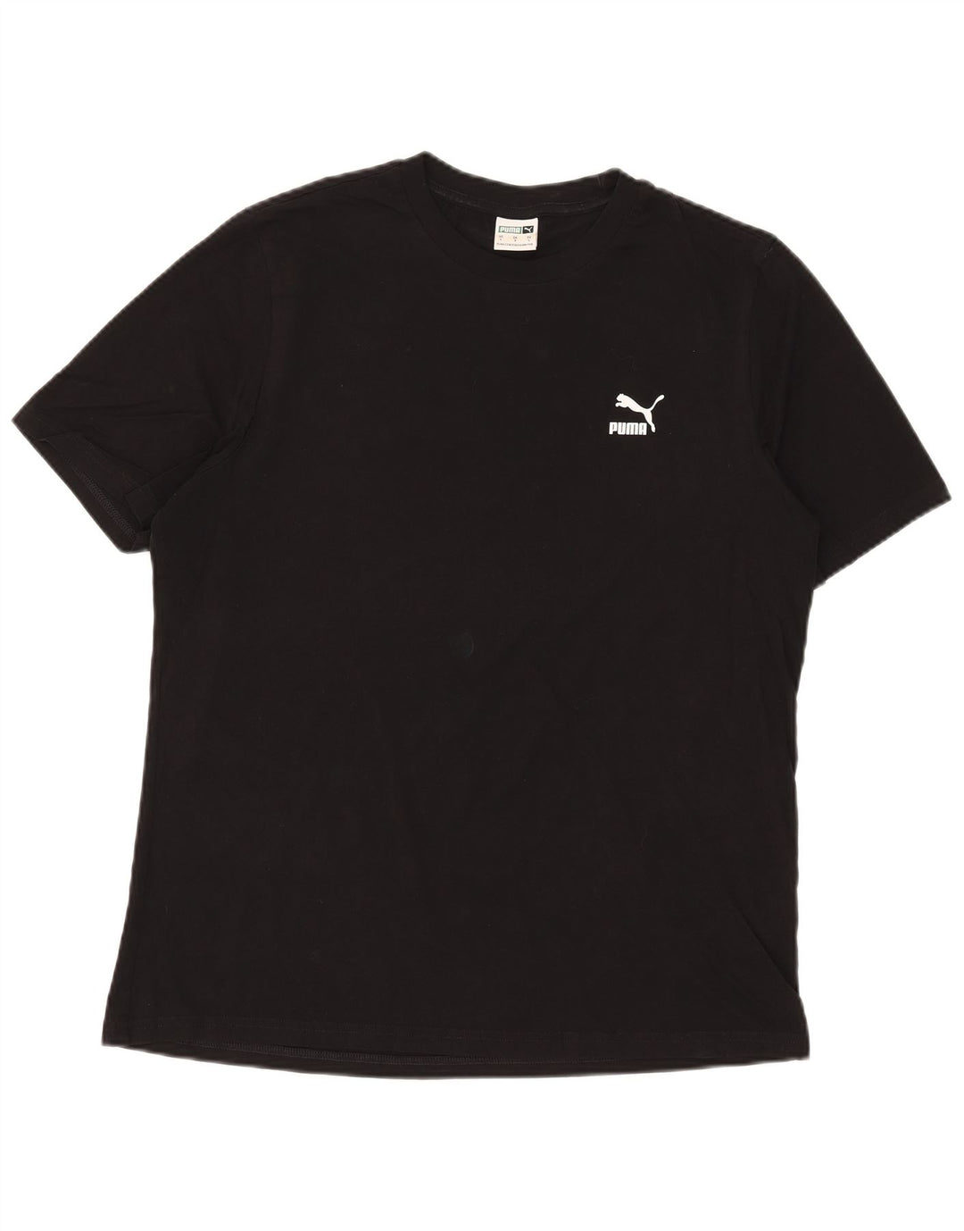 T-shirt męski Puma, duży, czarny, bawełniany