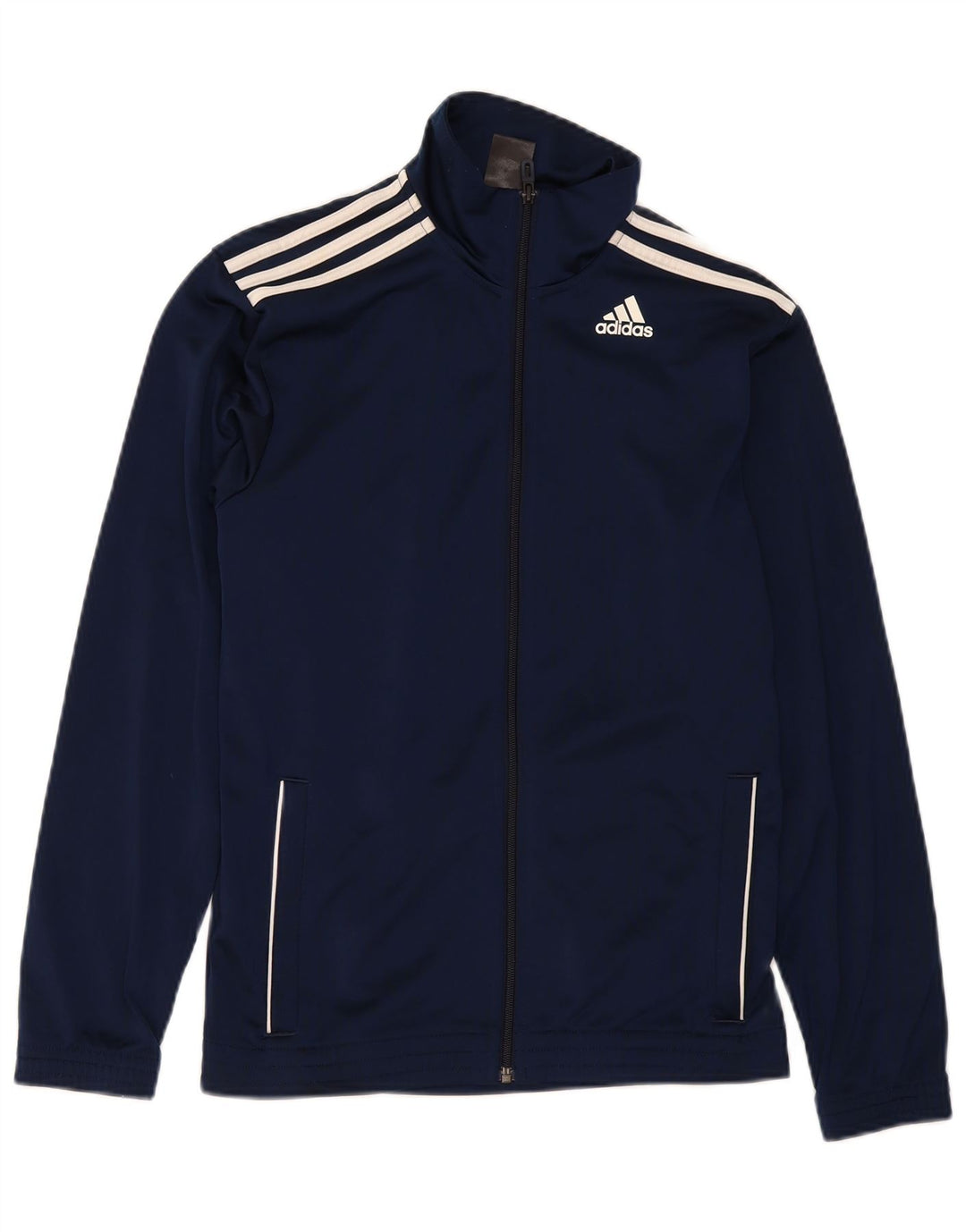 Adidas Męska bluza dresowa UK 34/36 Mały granatowy poliester