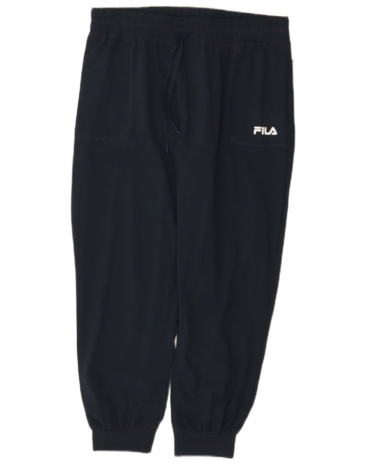 Damskie spodnie dresowe Fila Joggers UK 12 Średni granatowy poliester