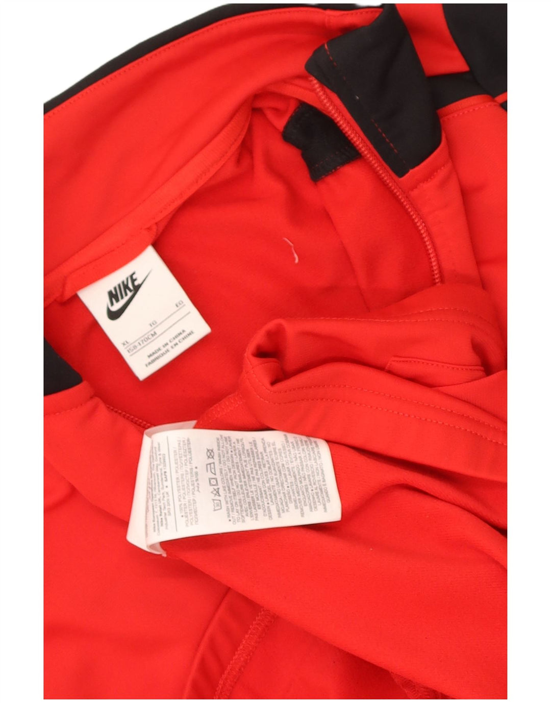 Chłopięca kurtka dresowa Nike 13-14 lat XL, czerwony, kolorowy poliester