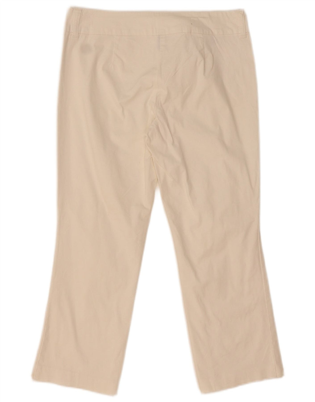 Spodnie damskie Capri Benetton IT 44 Medium W31 L22 Biała bawełna