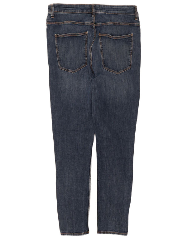 Damskie jeansy skinny Zara EU 46 2XL W36 L28 Niebieskie