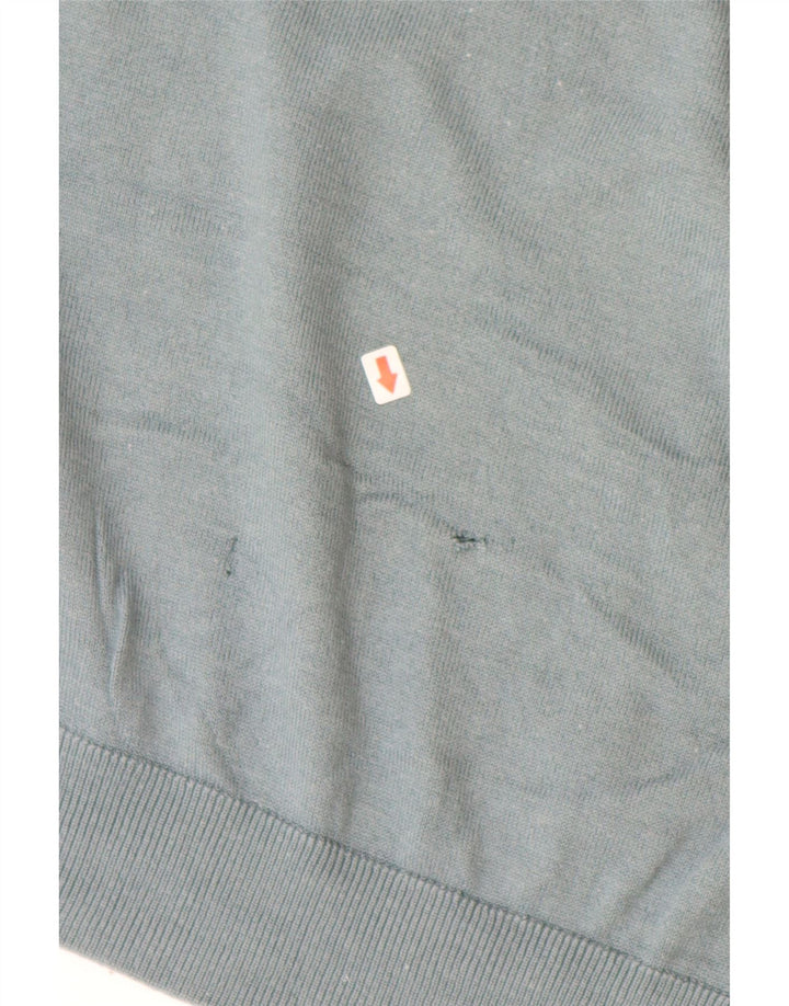Marks & Spencer Męski sweter polo XL niebieski modal