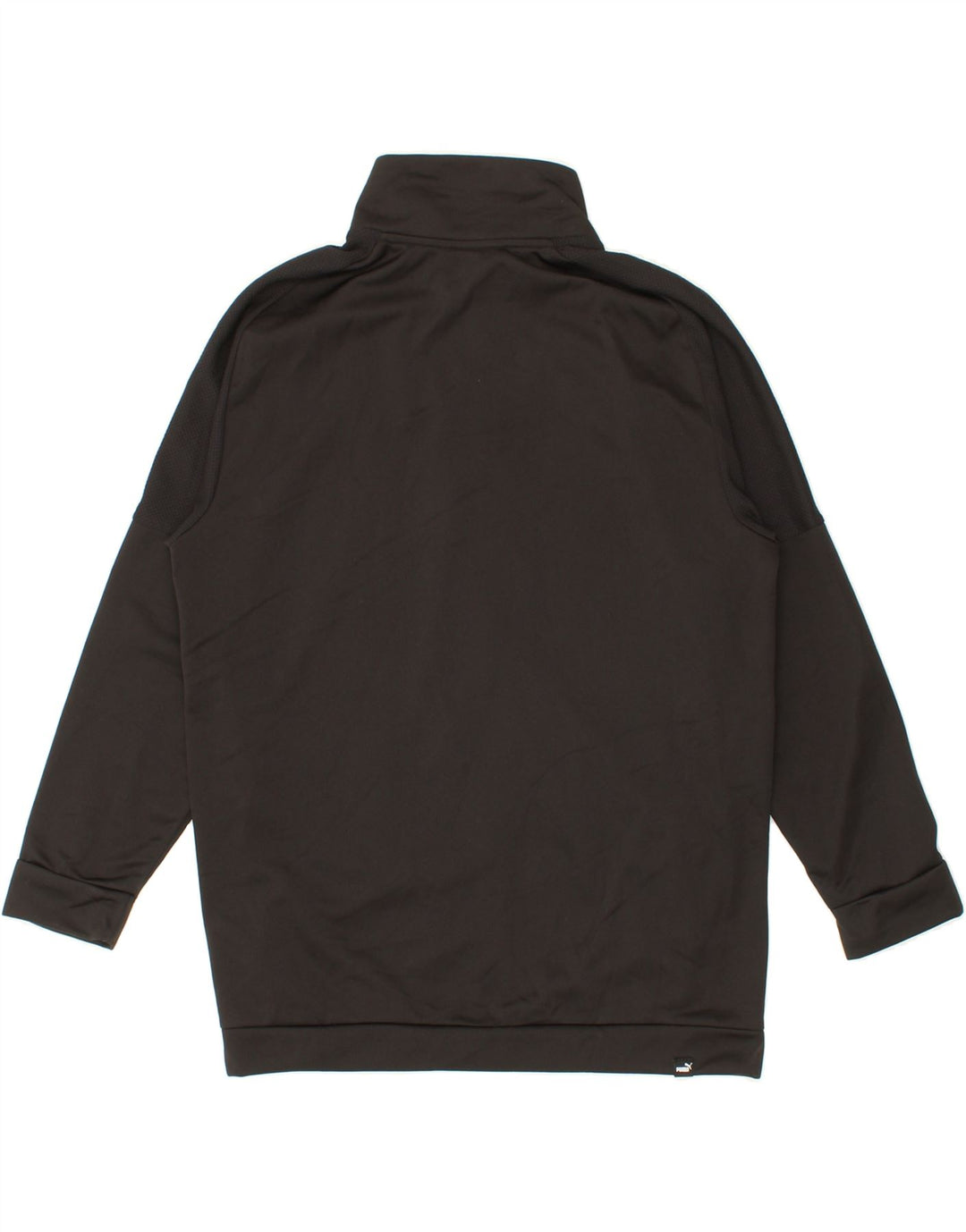 PUMA Mens Graphic Tracksuit Top Jacket Medium Black Polyester Vintage Puma and Second-Hand Puma from Messina Hembry 