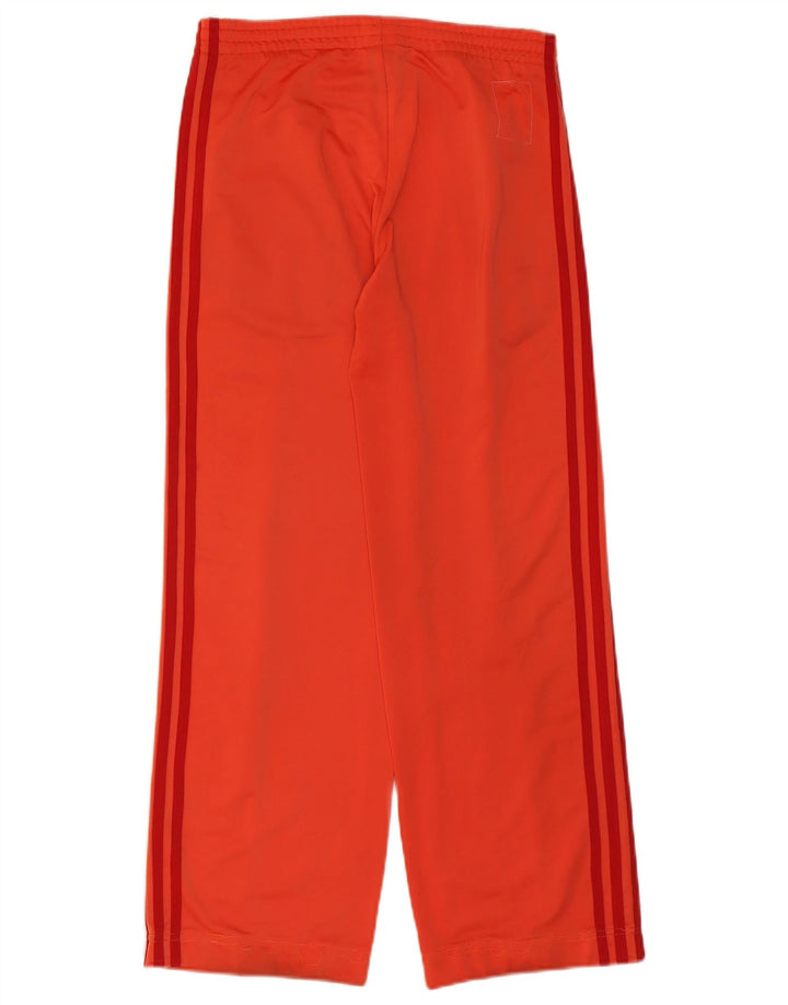 Damskie spodnie dresowe Adidas z grafiką UK 10, małe, pomarańczowe, poliestrowe
