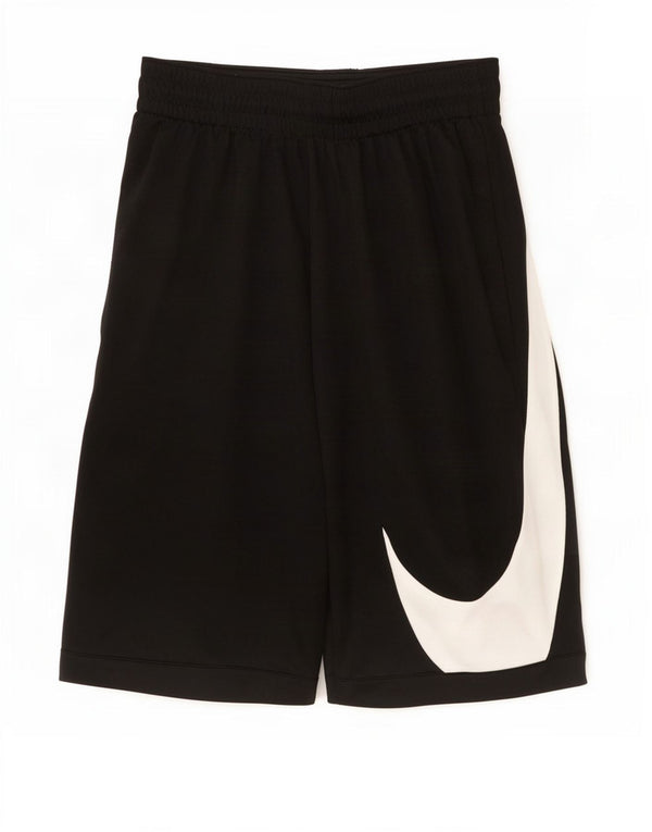 Męskie spodenki sportowe Nike Dri Fit Graphic, małe, czarne, poliestrowe