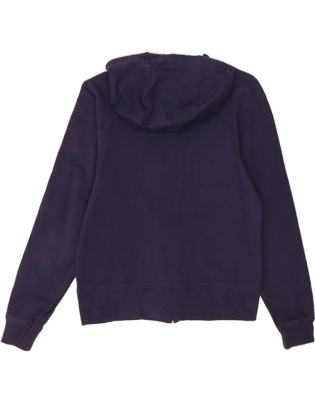 REEBOK Womens Zip Hoodie Sweater UK 14 Medium Navy Blue Vintage Reebok and Second-Hand Reebok from Messina Hembry 
