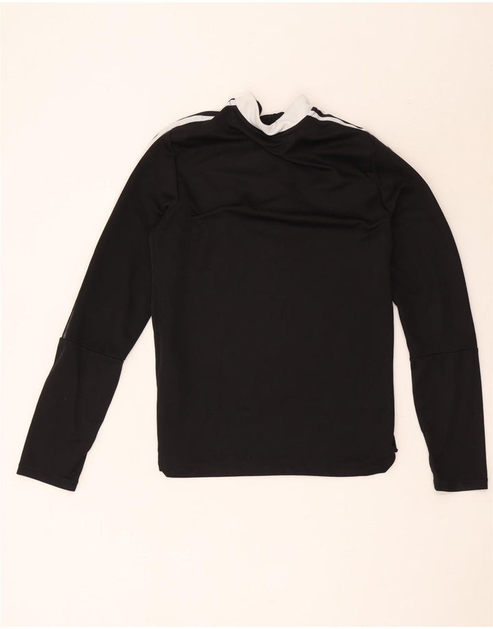 Chłopięcy dres Adidas Aeroready z zamkiem błyskawicznym na szyi, 13-14 lat, czarny