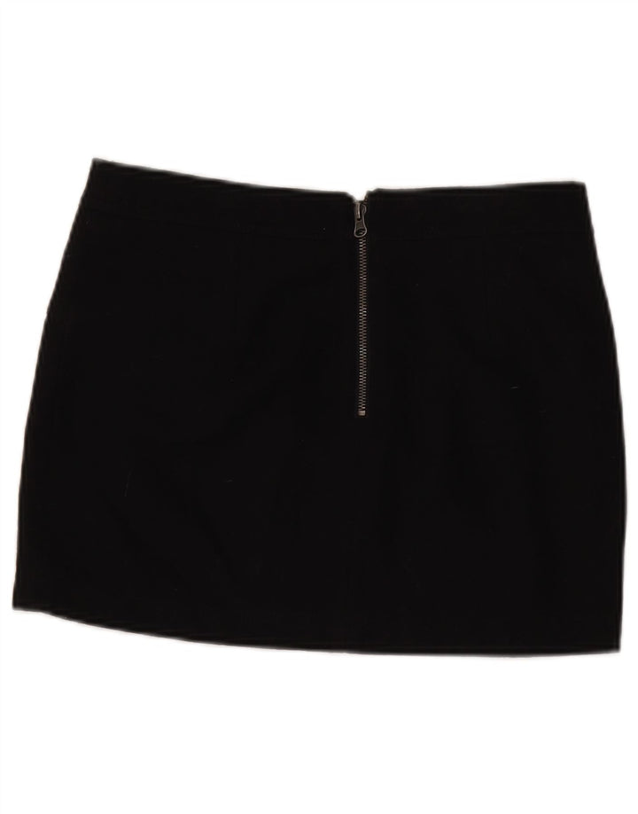 Spódnica damska Benetton IT 42 Medium W30 Czarna wełna