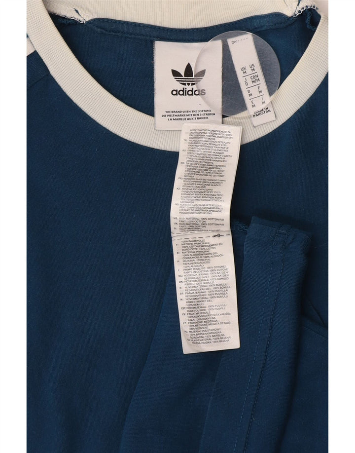 Adidas Męska koszulka Top Medium Blue Cotton