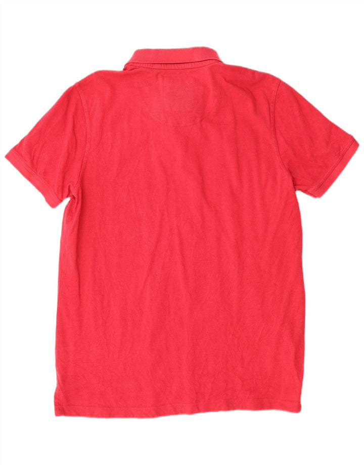 Crew Clothing Męska koszulka polo, duża, czerwona, bawełniana