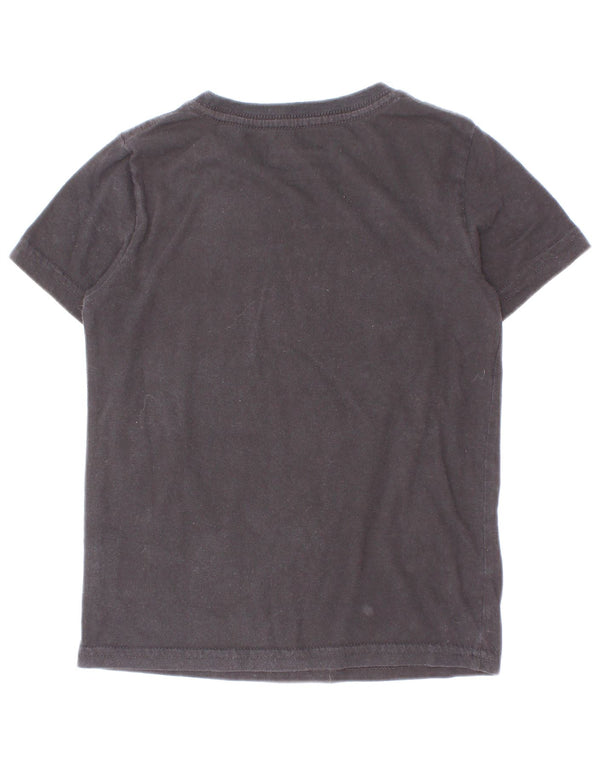 Chłopięcy T-shirt z grafiką Champion, 4-5 lat, czarna bawełna