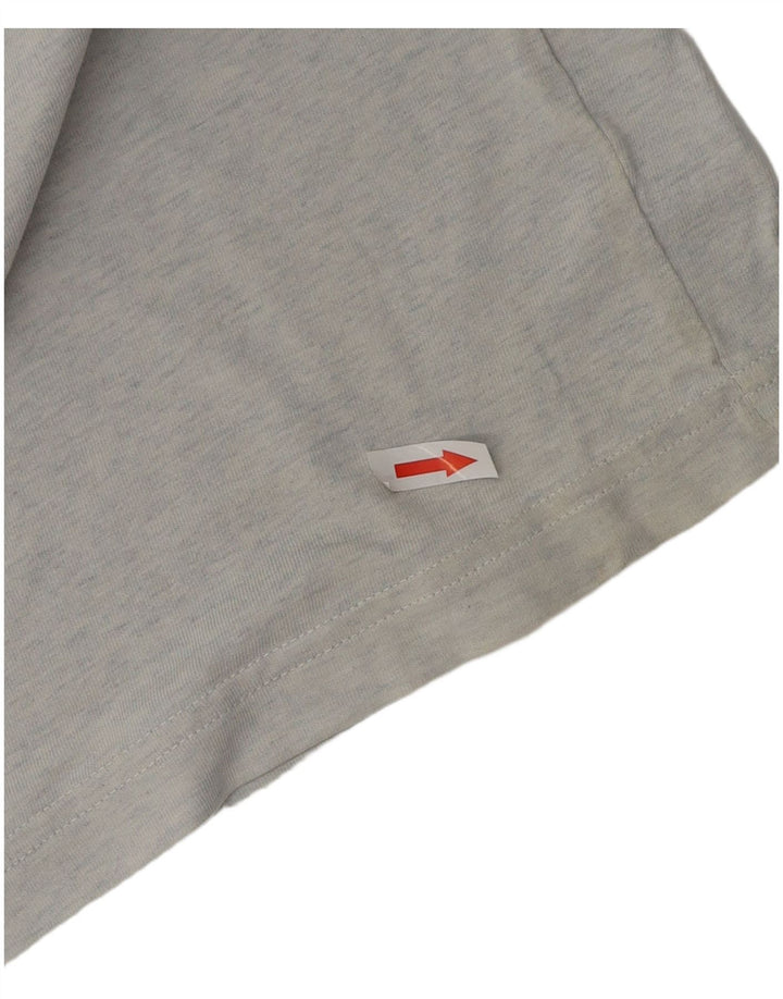 Crew Clothing Męski T-shirt Top Średniej Szarej Bawełny