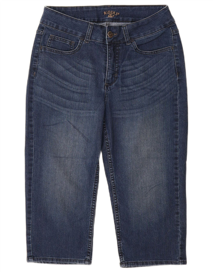 LEE Damskie dżinsy Riders o luźnym kroju Capri US 8 Medium W28 L18 Niebieska bawełna