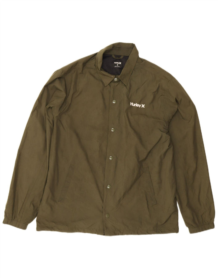 Męska kurtka bomber Hurley UK 38, średni khaki, poliester