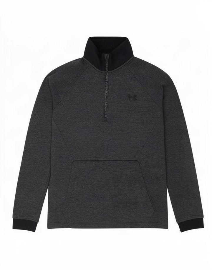 Męski dres Under Armour Graphic Pullover Top, średni, granatowy, nakrapiany