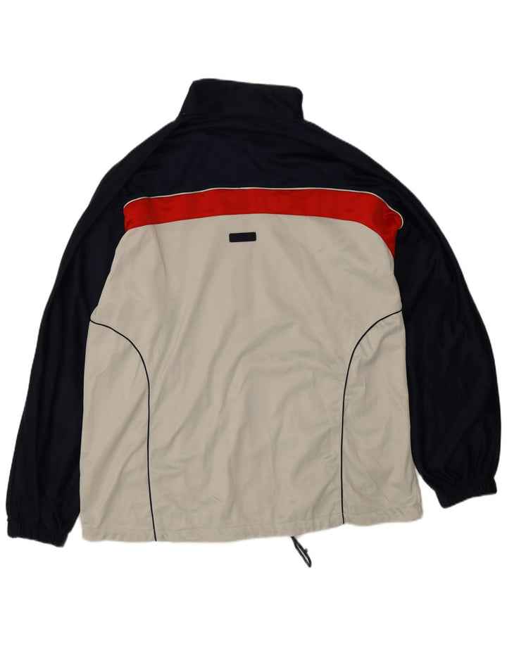 Męska kurtka dresowa Asics 2XL Szary poliester z blokami kolorów