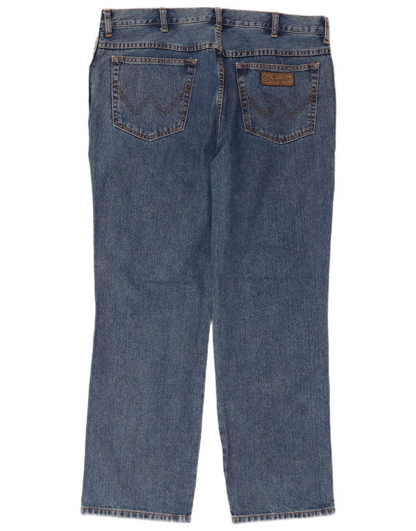 Męskie jeansy WRANGLER Texas Straight W40 L30 Niebieskie, bawełniane