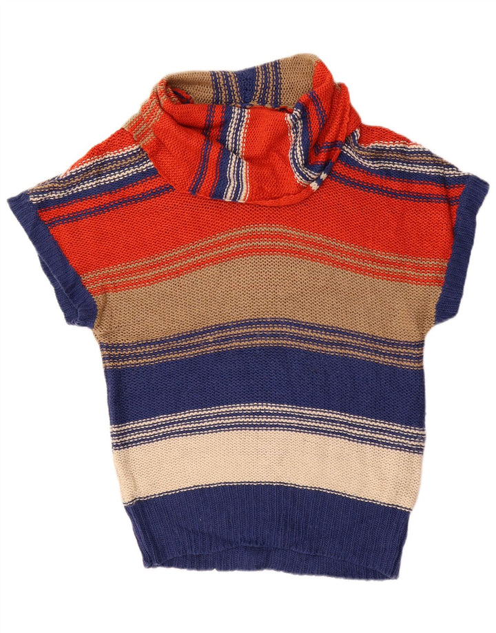 Damski sweter oversize Oasis z szalowym dekoltem, UK 10, mały, wielokolorowy