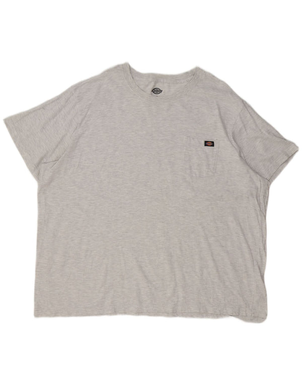 T-shirt męski Dickies 4XL, szara bawełna w plamki