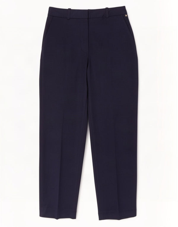 Damskie spodnie chino z wysokim stanem Tommy Hilfiger UK 8 Small W28 L28 Granatowe Blu
