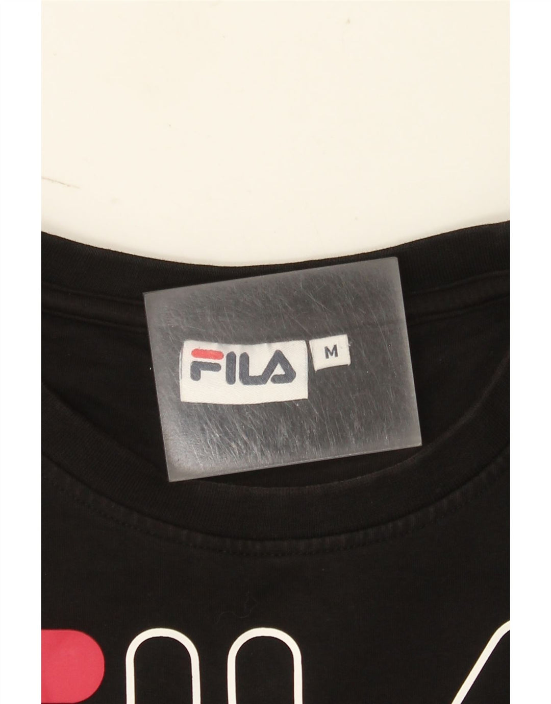 Damska bluza z grafiką Fila, UK 14, średnia czarna