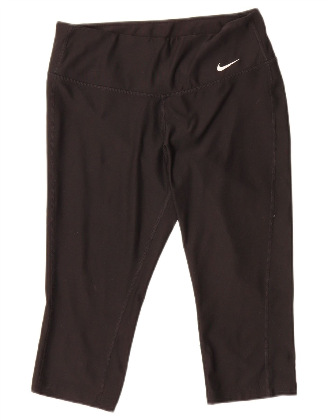 Damskie legginsy Nike Capri UK 10, małe, czarne, poliestrowe