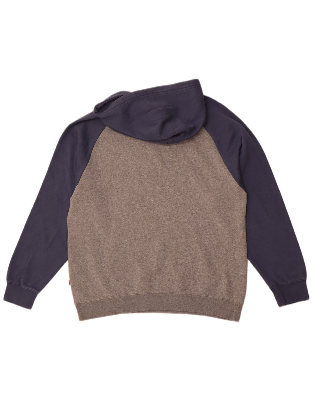 Męski sweter z kapturem Levi's o swobodnym kroju i kolorze średnioszarym