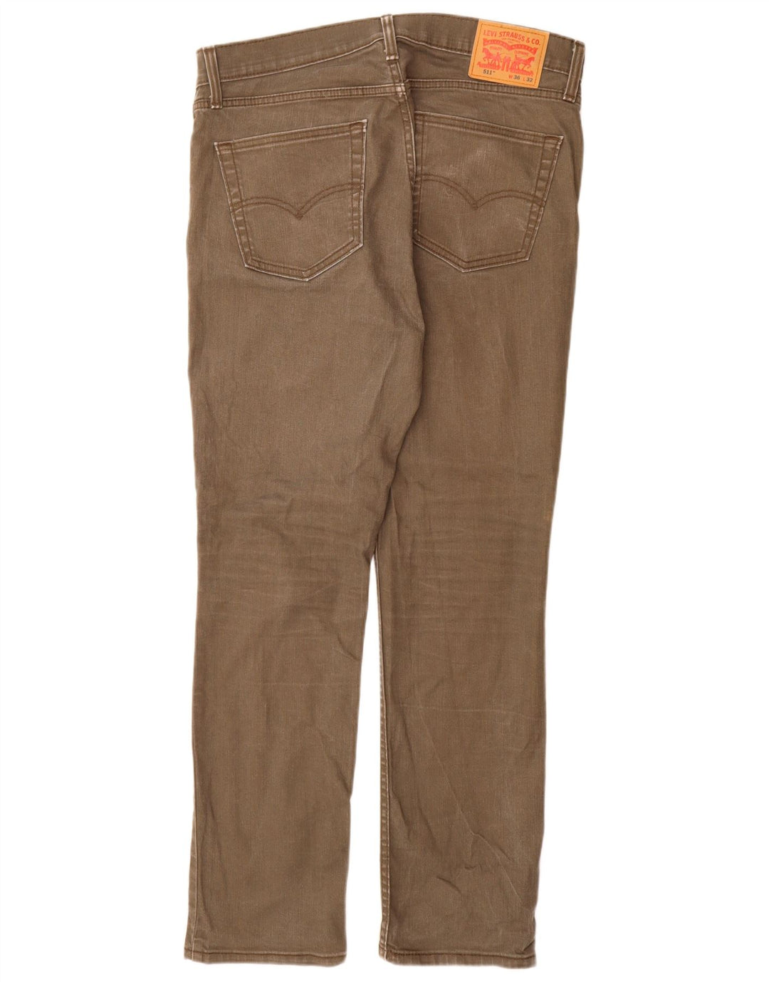 Męskie jeansy Levi's 511 Slim W36 L32 Szara bawełna