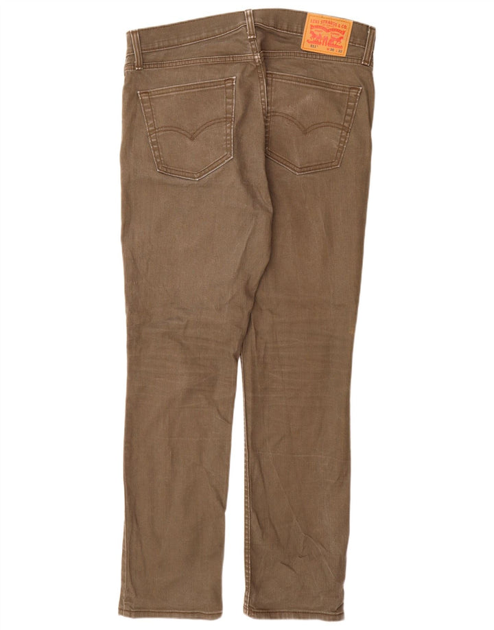 Męskie jeansy Levi's 511 Slim W36 L32 Szara bawełna