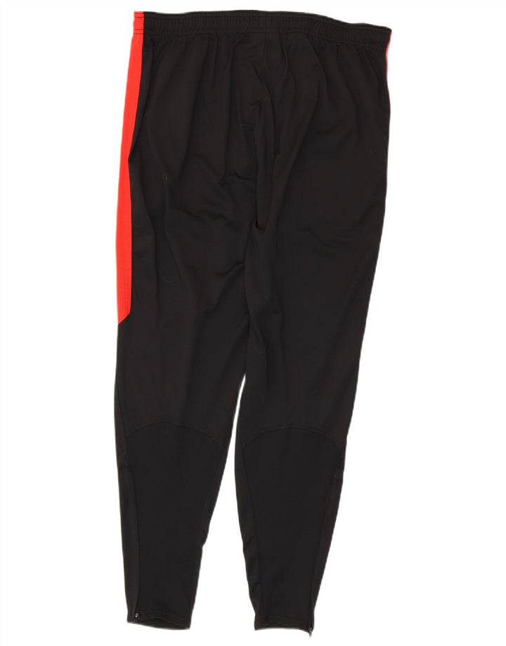 Męskie spodnie dresowe Nike Dri Fit XL, czarny poliester z blokami kolorów