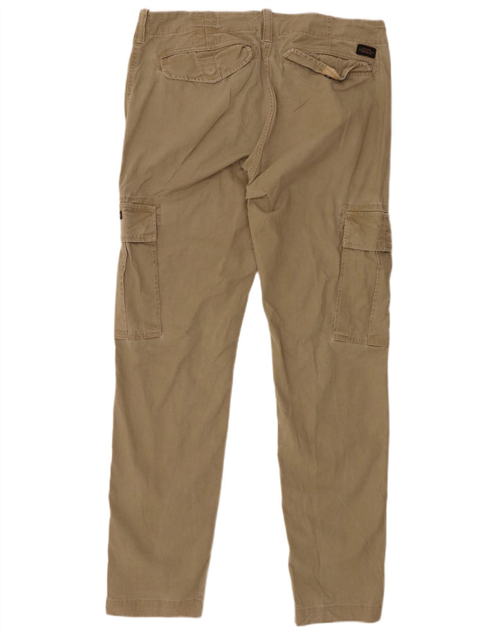Męskie spodnie cargo Superdry W34 L34 Khaki, bawełna
