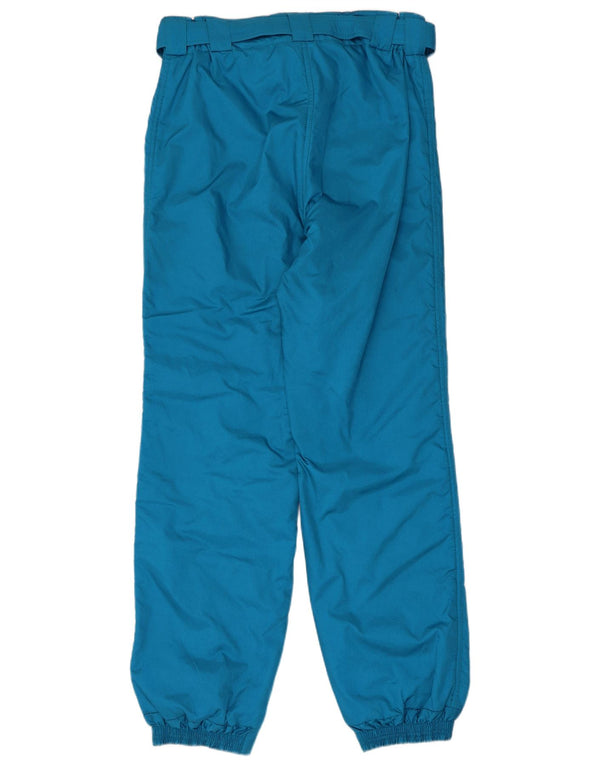 Męskie spodnie narciarskie do biegania w stylu vintage IT 52, duże, niebieskie, poliestrowe